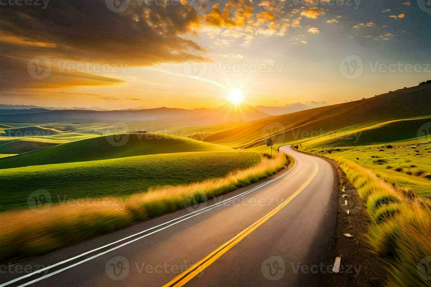 the road to success is paved with good intentions. AI-Generated photo
