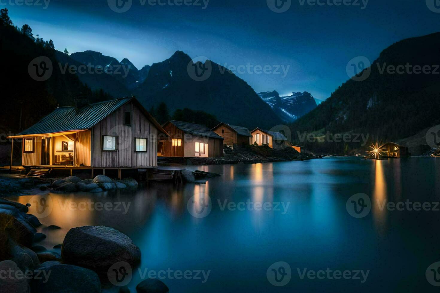 photo wallpaper the sky, mountains, lake, the mountains, the mountains, the mountains, the. AI-Generated