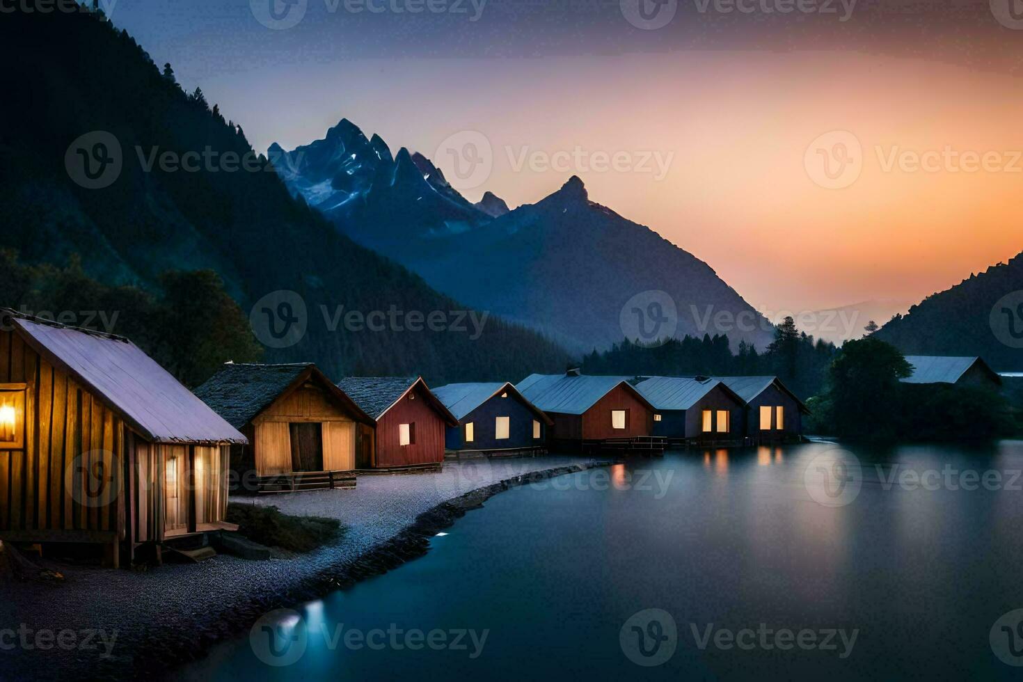 photo wallpaper the sky, mountains, lake, the mountains, the mountains, the mountains, the. AI-Generated