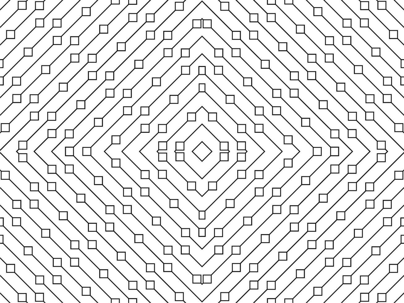 Rhombus and Lines Motif Pattern, can use for Contemporary Decoration, Ornate, Background, Fashion, Textile, Fabric, Tile, Wallpaper, Cover, Wrapping, Carpet, etc. vector