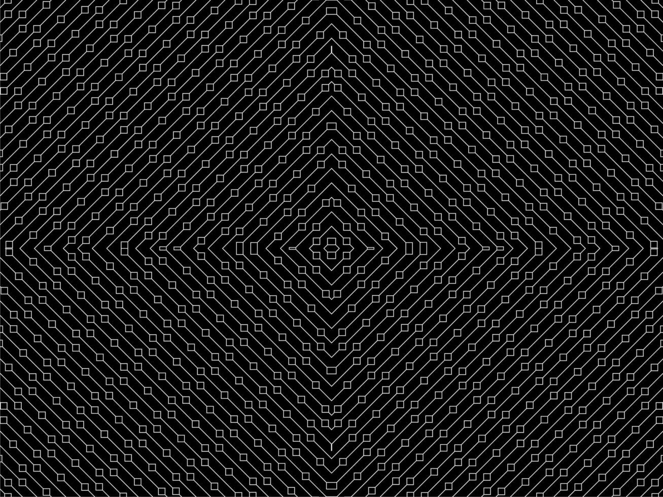 Rhombus and Lines Motif Pattern, can use for Contemporary Decoration, Ornate, Background, Fashion, Textile, Fabric, Tile, Wallpaper, Cover, Wrapping, Carpet, etc. vector