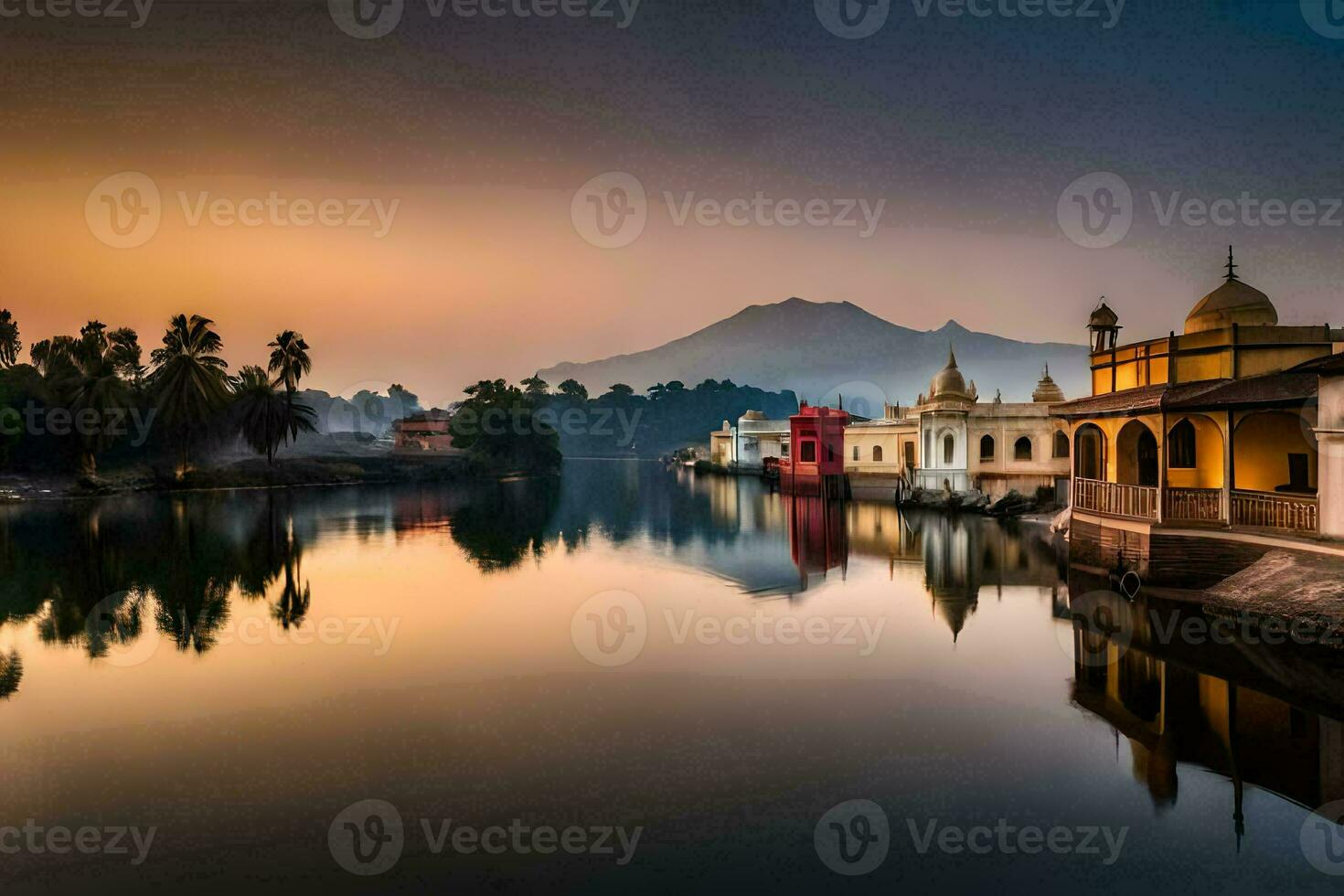 the beautiful city of udaipur in india. AI-Generated photo