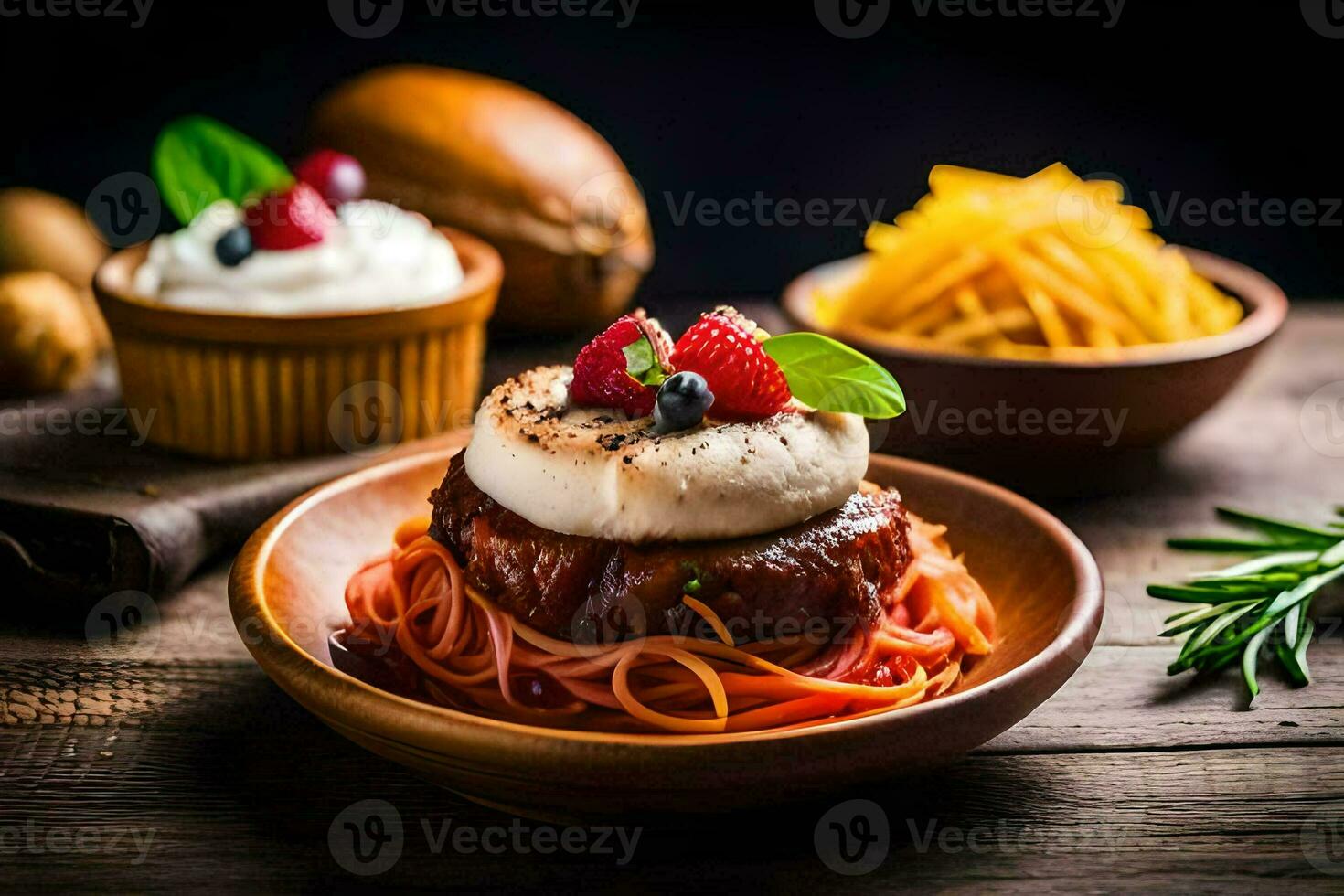 the best food in the world. AI-Generated photo
