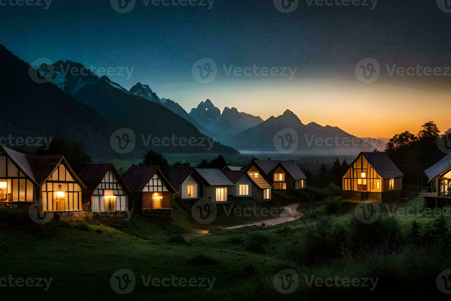 the building where the hotel is located. AI-Generated photo