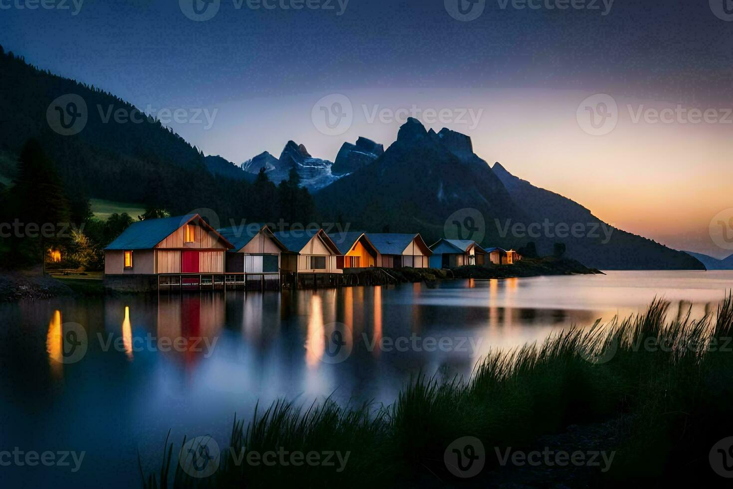photo wallpaper the sky, mountains, lake, the mountains, the mountains, the mountains, the. AI-Generated