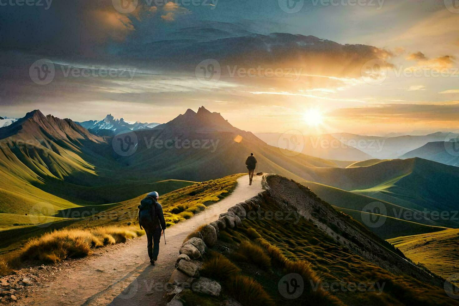 the best places to hike in the usa. AI-Generated photo
