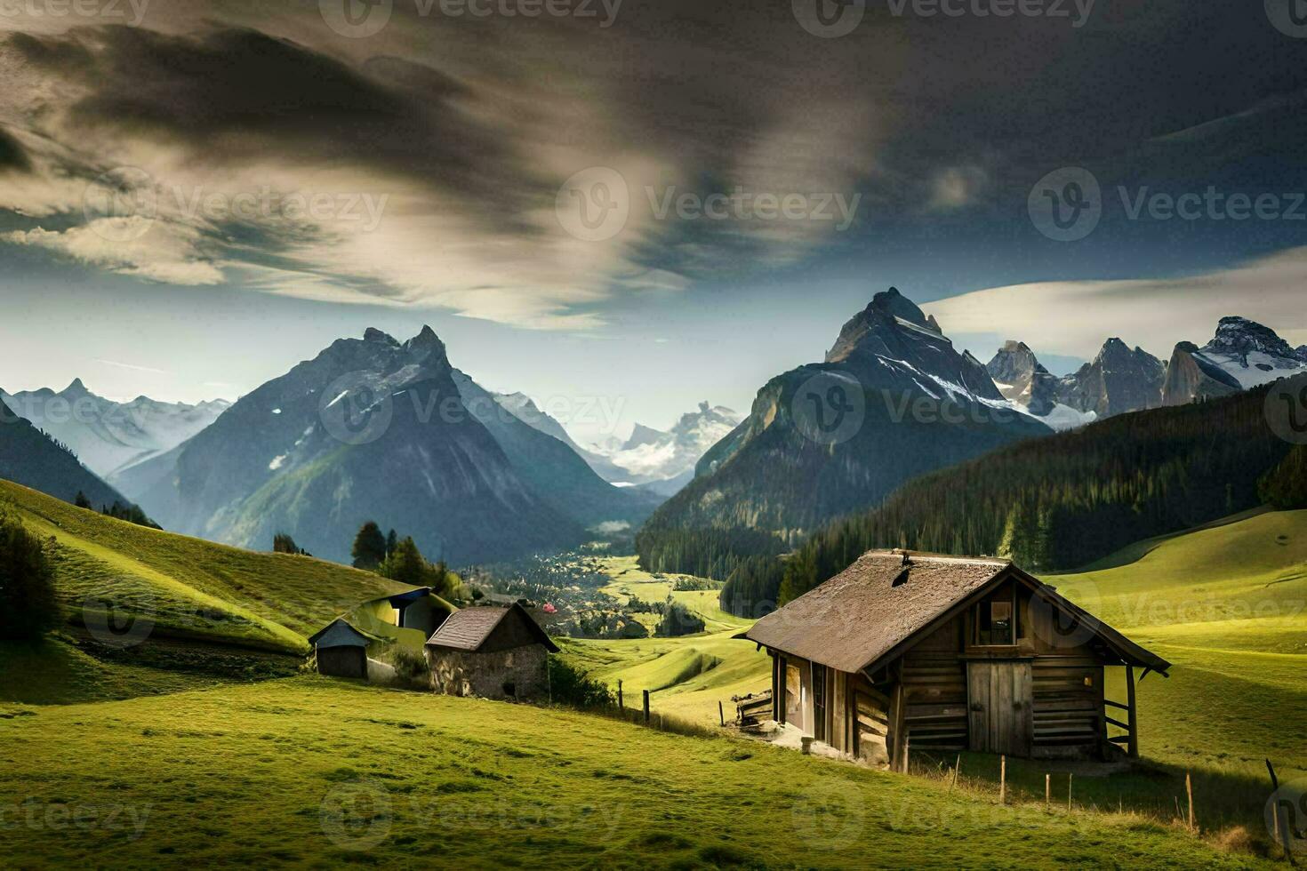 the alps, switzerland, person, person, person, the alps, switzerland. AI-Generated photo