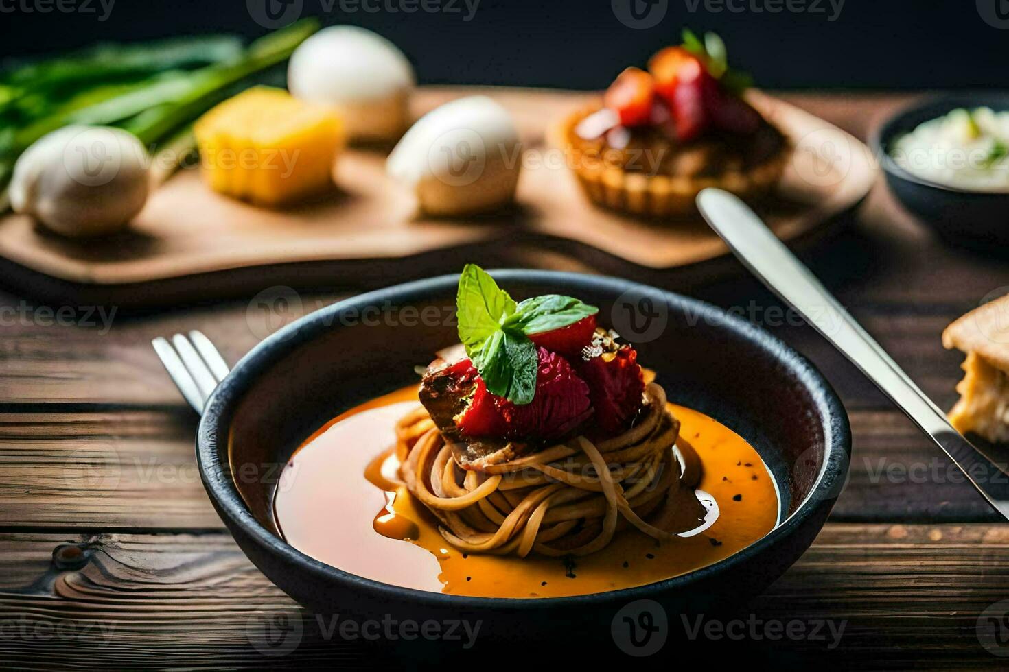 the best pasta dishes in the world. AI-Generated photo