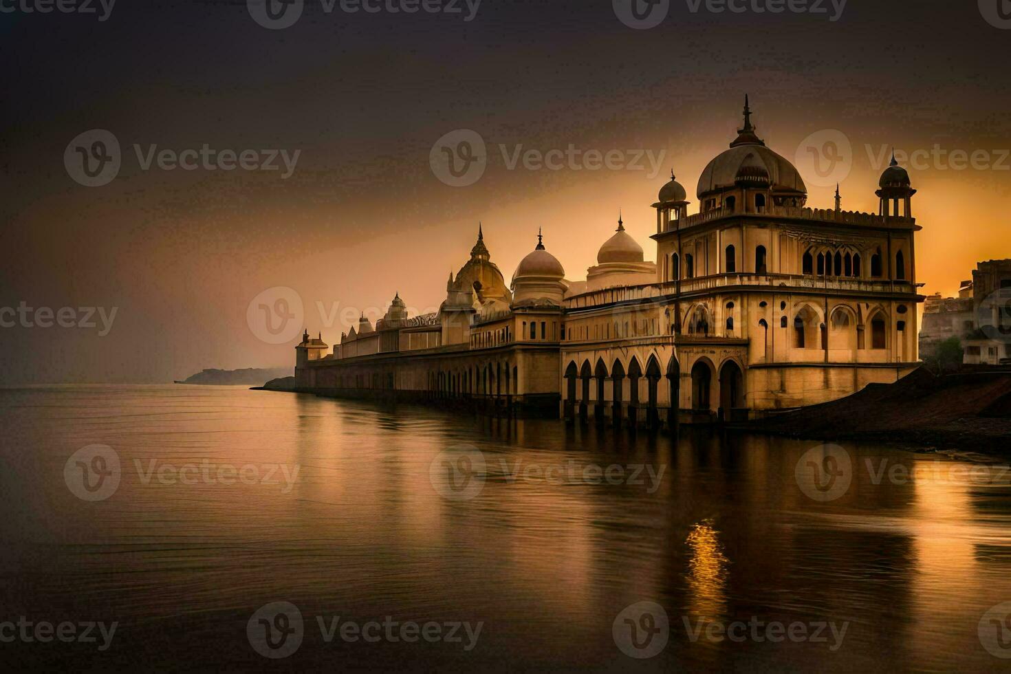the palace of amritsar, india. AI-Generated photo
