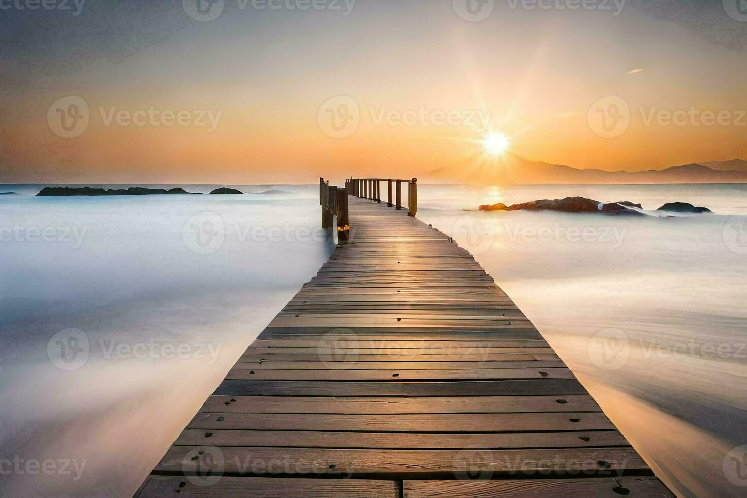photo wallpaper the sky, sea, water, sunrise, the sea, the sun, the sea. AI-Generated