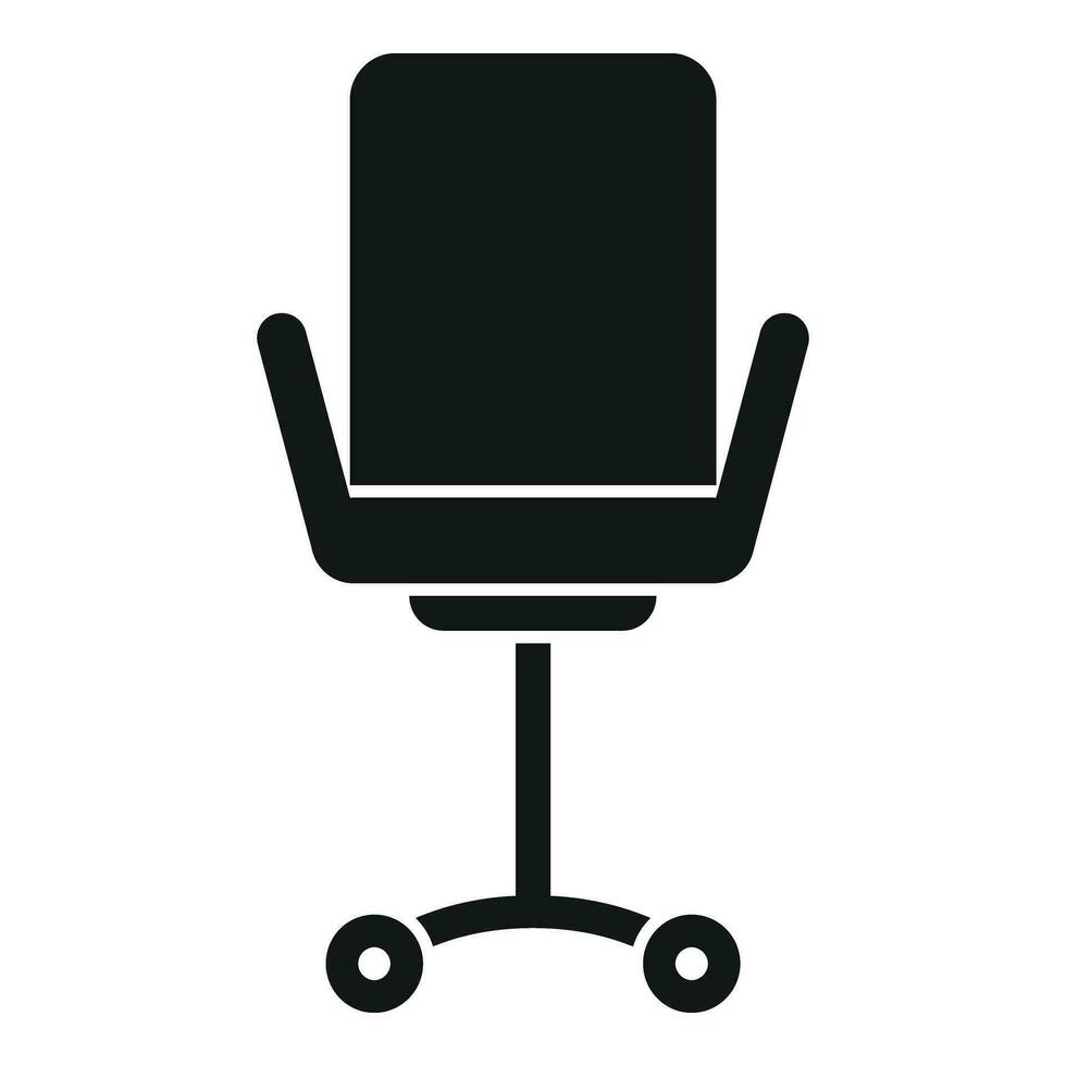 Smart office chair icon simple vector. Minimal online vector