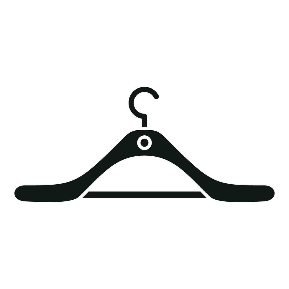 Craft clothes hanger icon simple vector. Tailor equipment vector