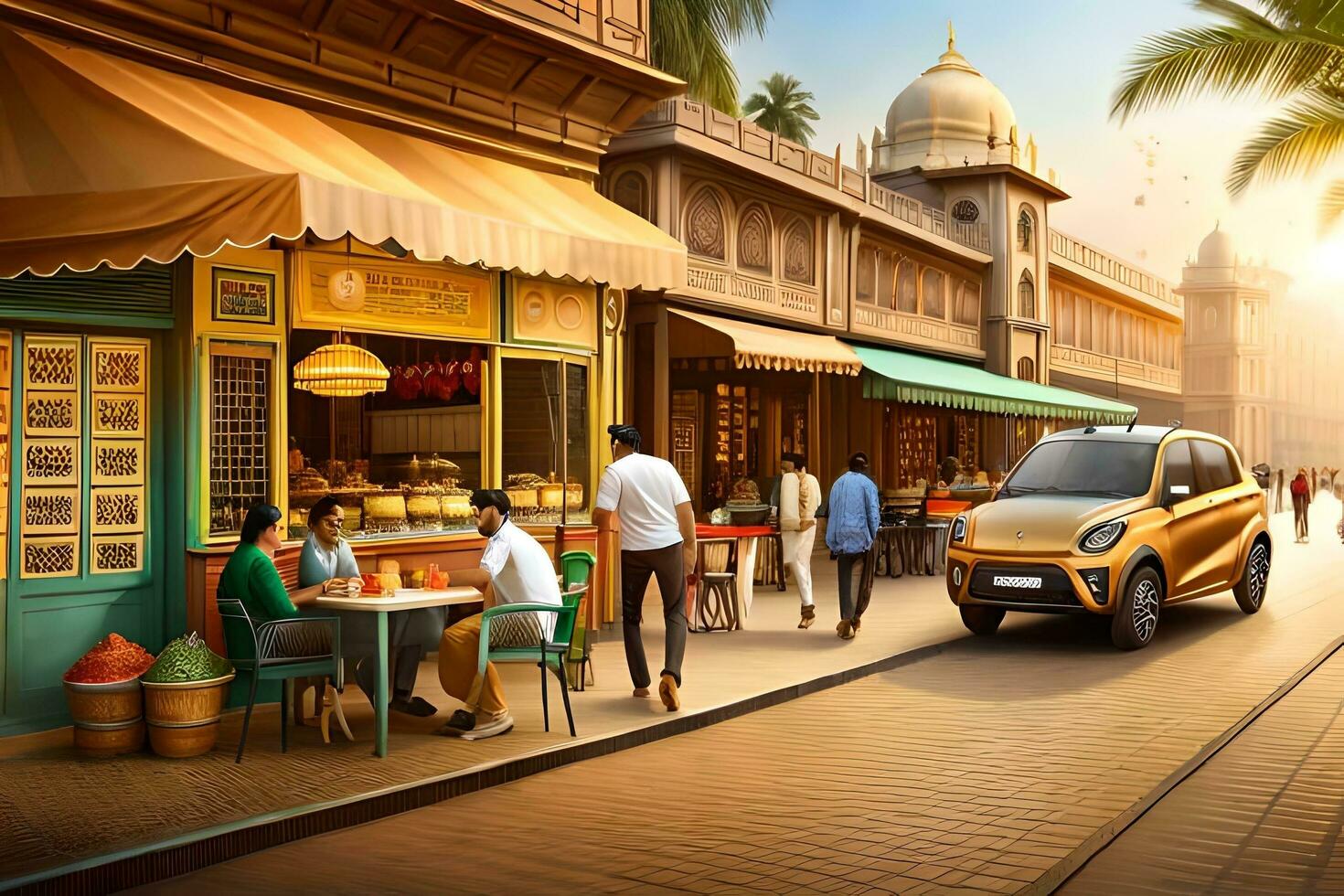 the new tata zest is a compact hatchback that is available in three variants. AI-Generated photo