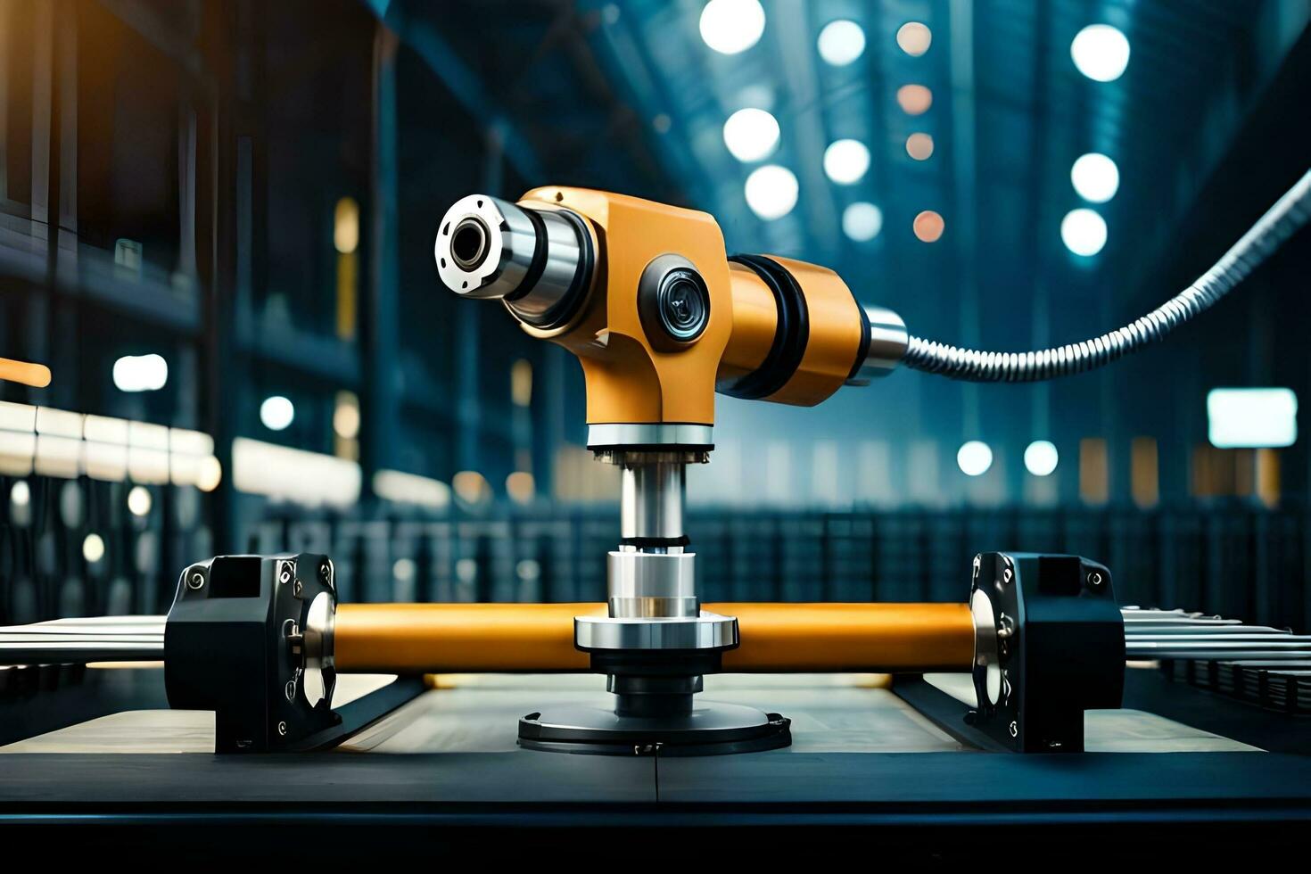 a machine is sitting on top of a table. AI-Generated photo
