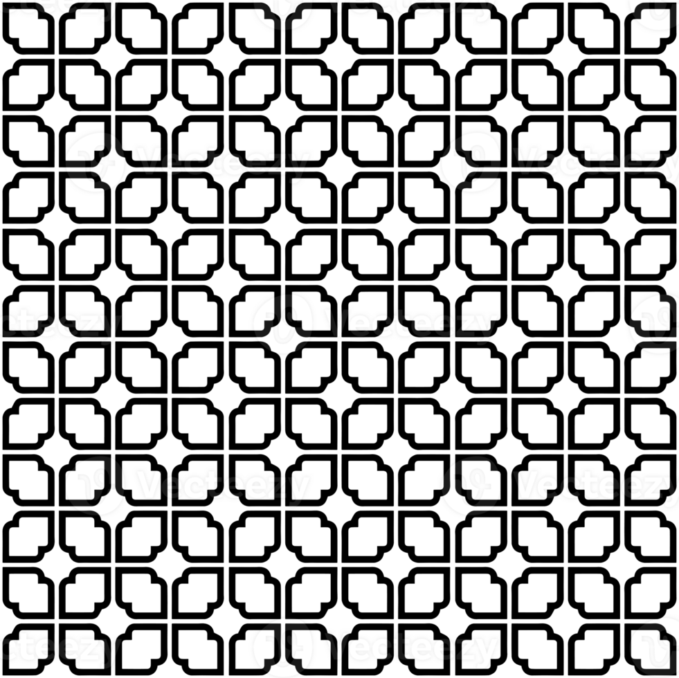 Black seamless abstract pattern. Overlay for background and backdrop. Ornamental design. PNG graphic illustration with transparent background.