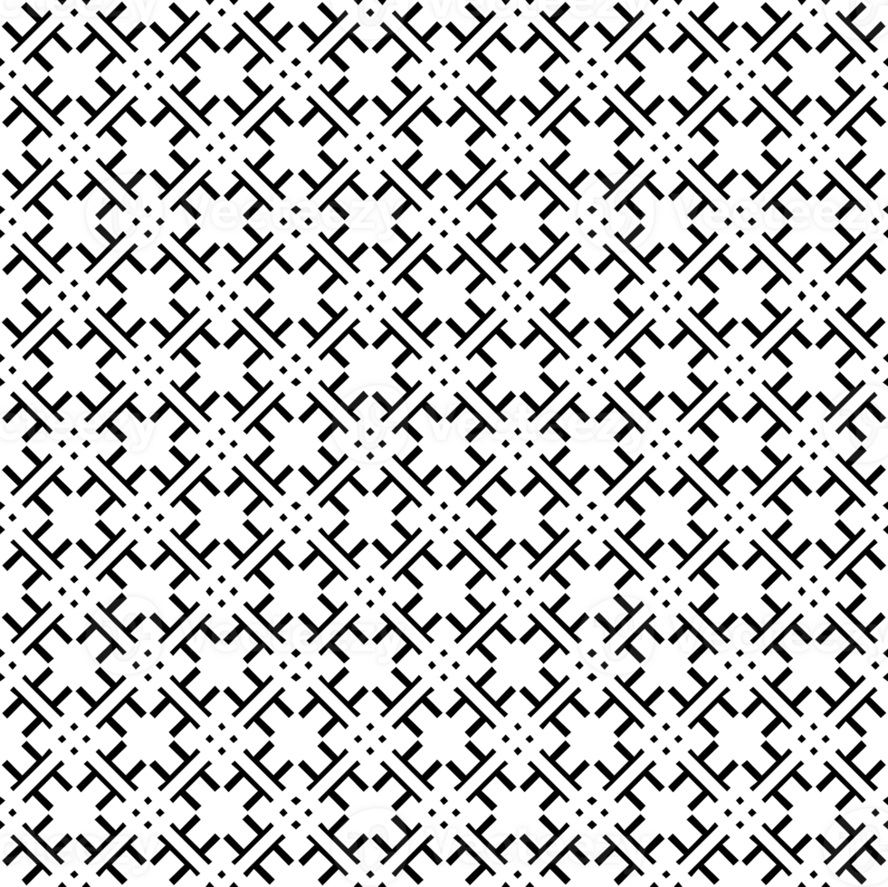 Black seamless abstract pattern. Overlay for background and backdrop. Ornamental design. PNG graphic illustration with transparent background.