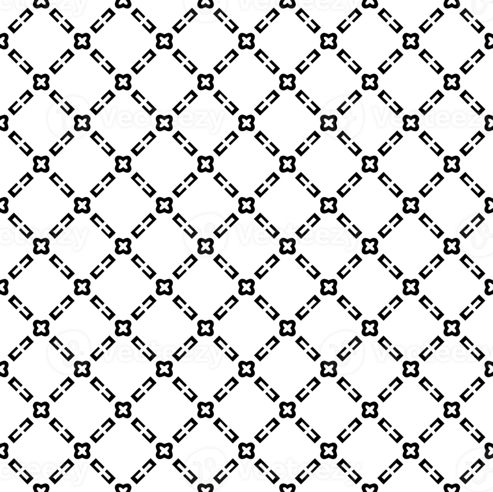 Black seamless abstract pattern. Overlay for background and backdrop. Ornamental design. PNG graphic illustration with transparent background.