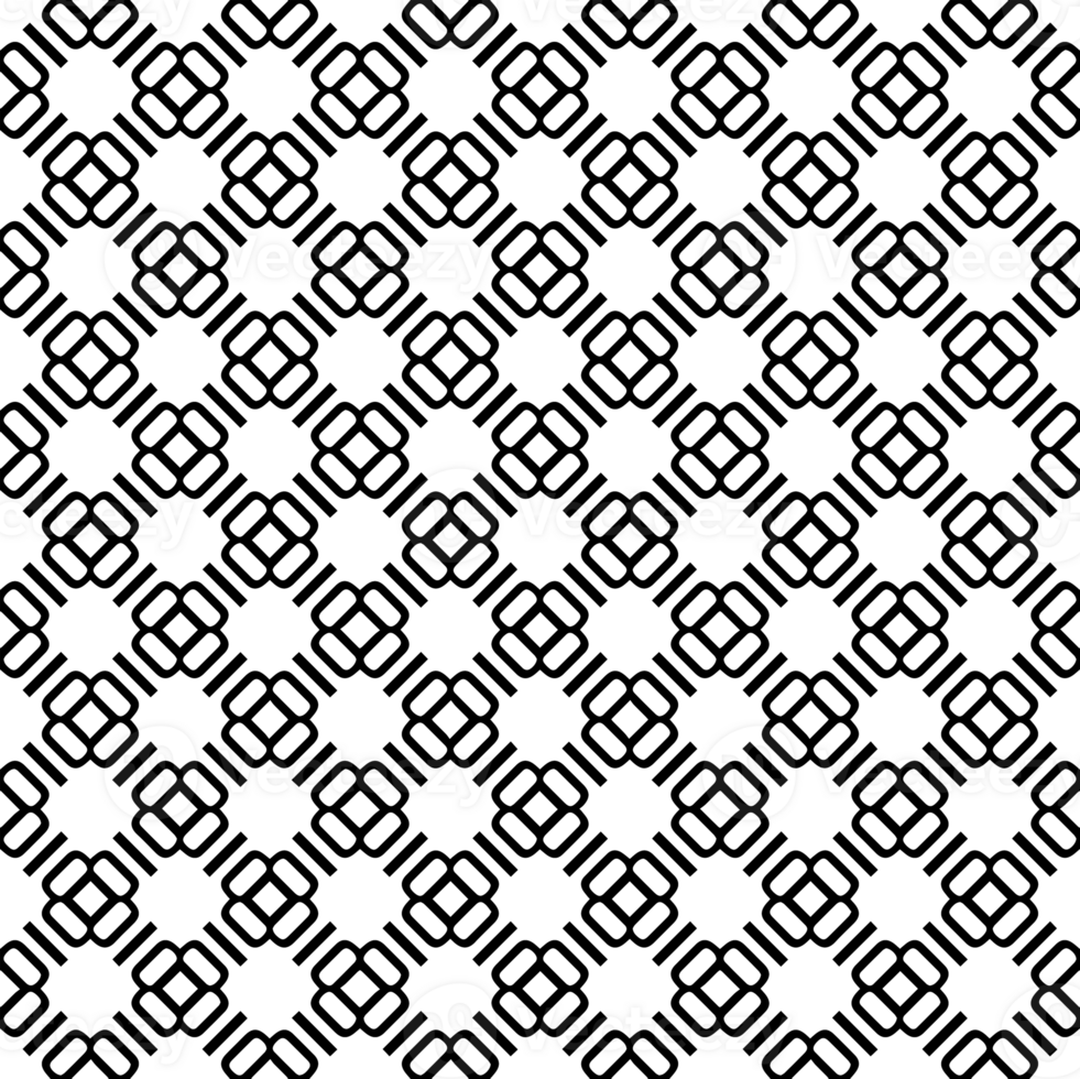 Black seamless abstract pattern. Overlay for background and backdrop. Ornamental design. PNG graphic illustration with transparent background.