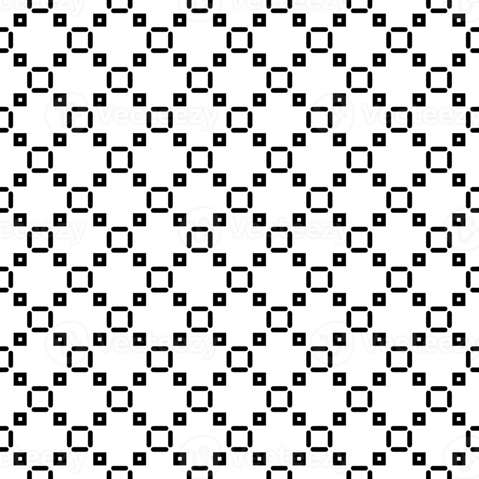 Black seamless abstract pattern. Overlay for background and backdrop. Ornamental design. PNG graphic illustration with transparent background.