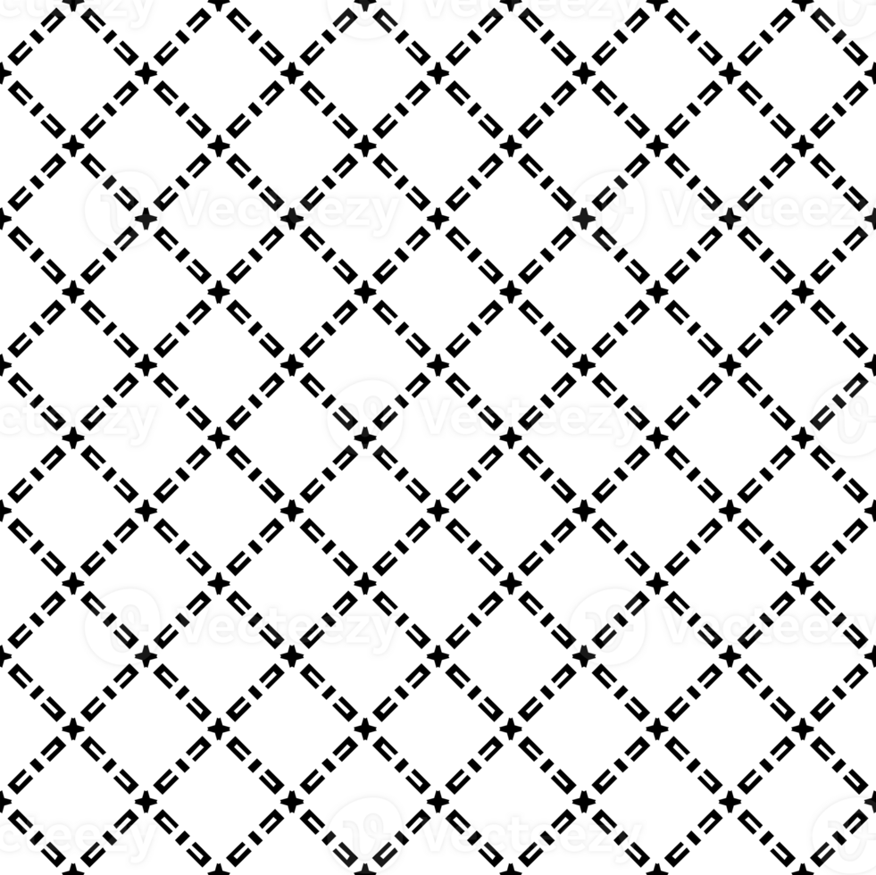 Black seamless abstract pattern. Overlay for background and backdrop. Ornamental design. PNG graphic illustration with transparent background.