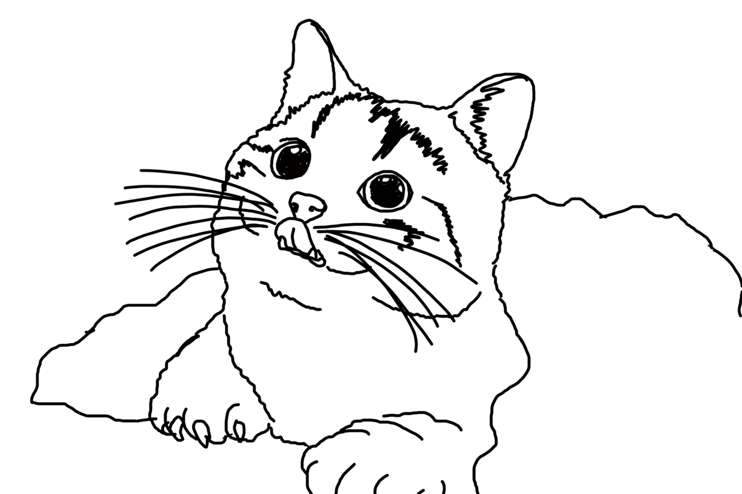 Animal - Pet - Adorable Cat - Kitten - Kitty illustration png
