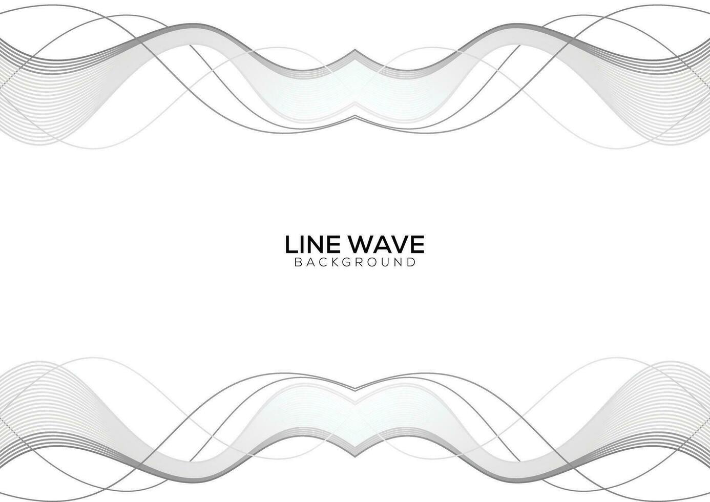 línea estilo resumen ondulado antecedentes un fluido movimiento de curvas vector