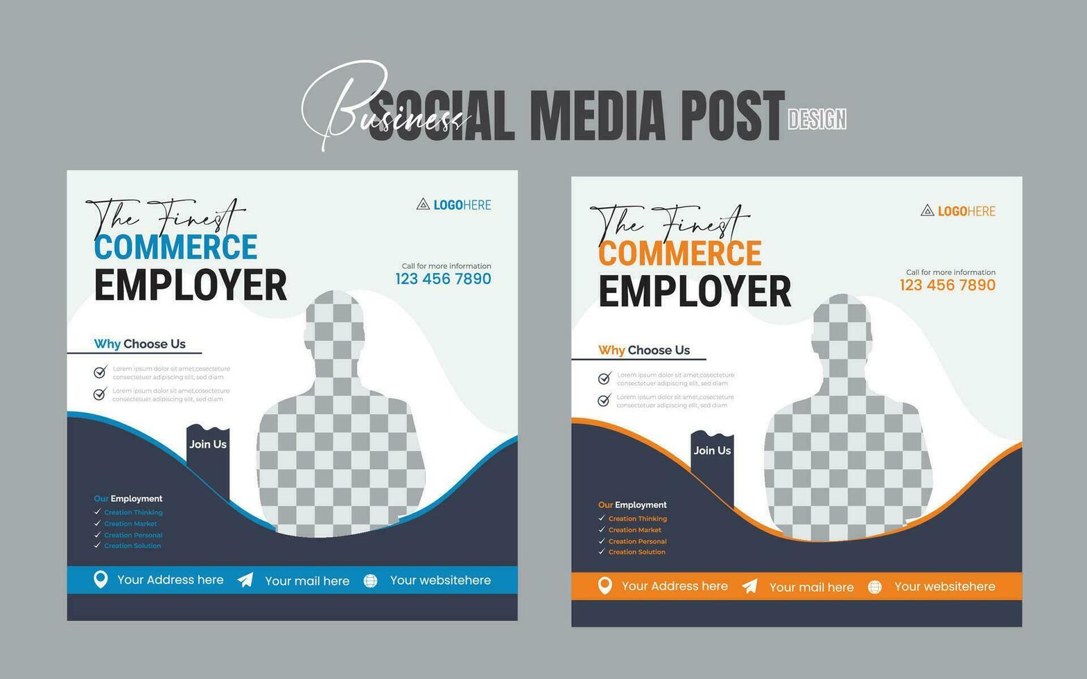 Business Social media post design vector