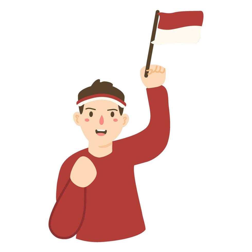 vector flat pahlawan heroes day