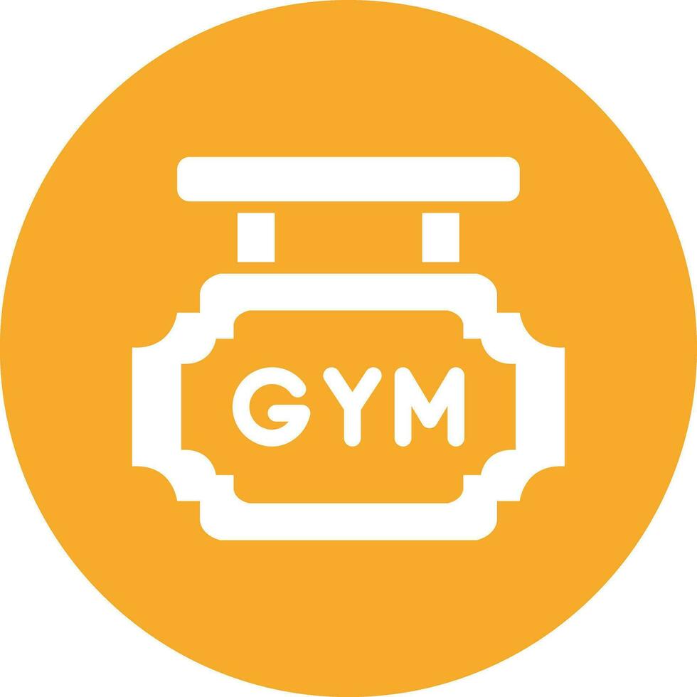 Gym Board Vector Icon Design Illustration