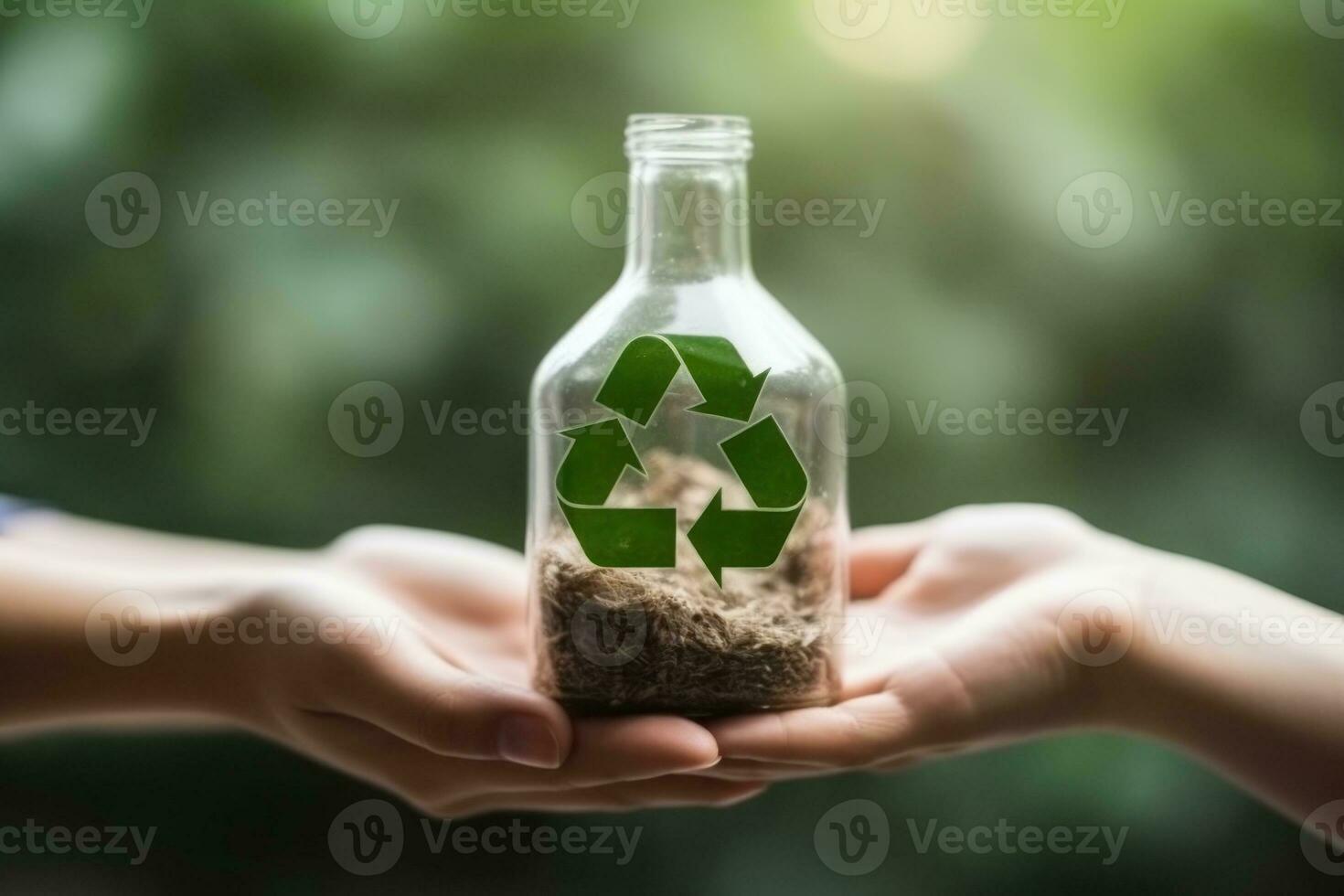 recycle environment day concept. Generative AI photo