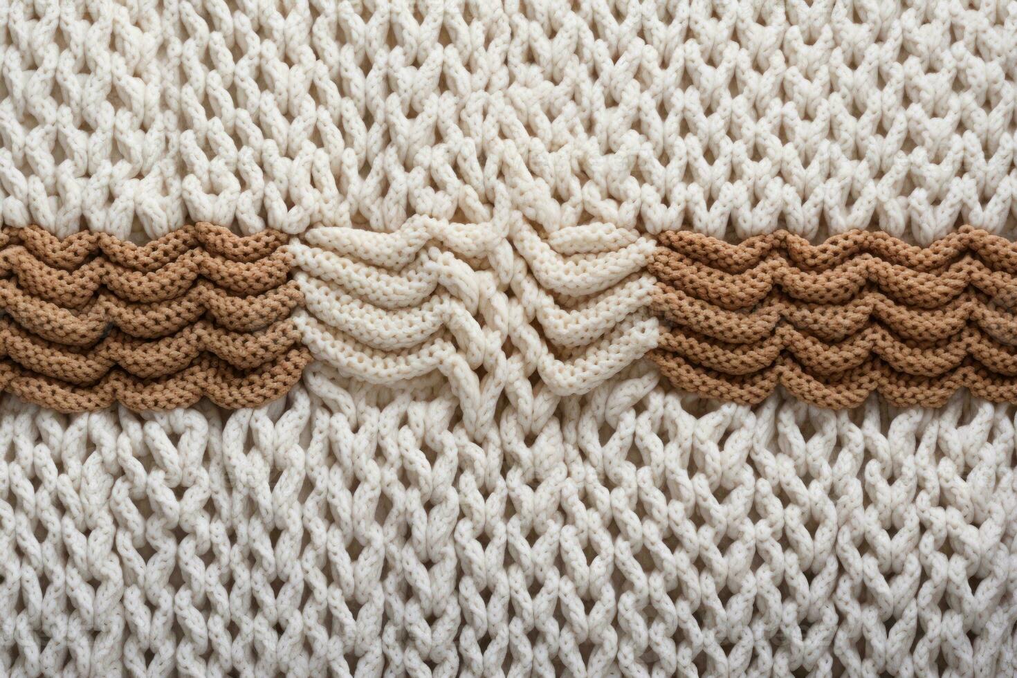 Texture an abstract to use for cotton yarns quality comparison. Generative AI photo