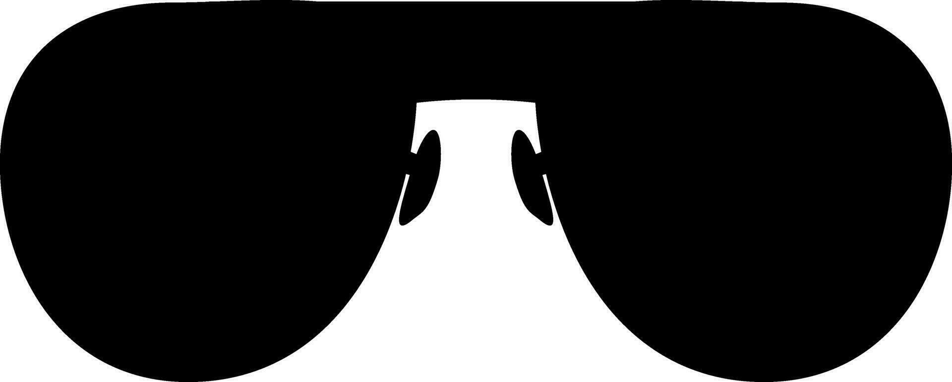 Shape Of Classic Aviator Glasses Health Vision vector