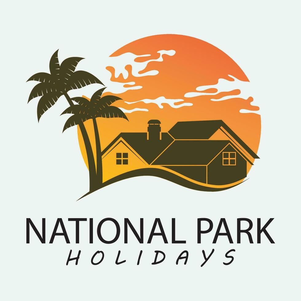 My Real Holiday logo vector design