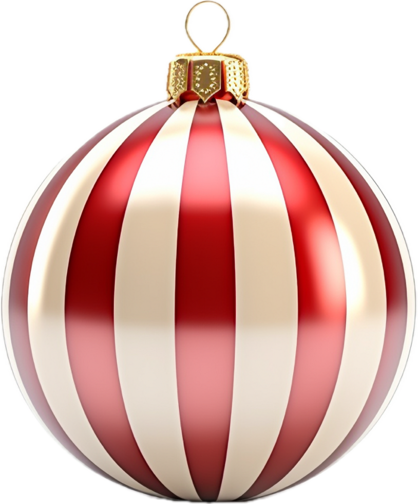 Christmas ball png with AI generated.