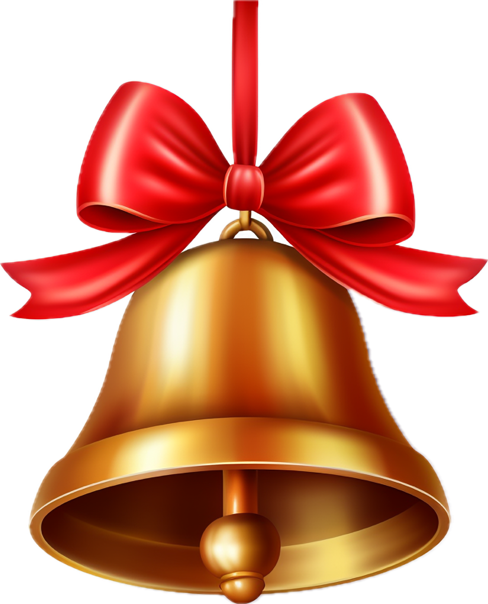 Christmas bell png with AI generated. 33646226 PNG