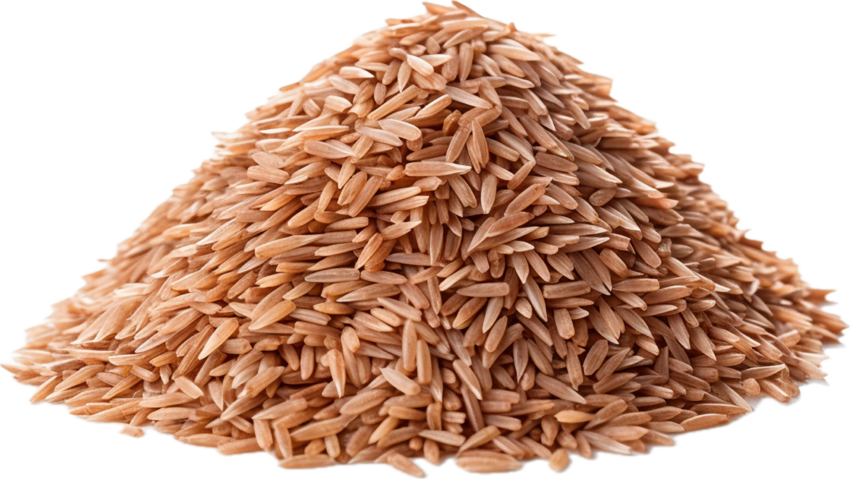 Brown rice png with AI generated.