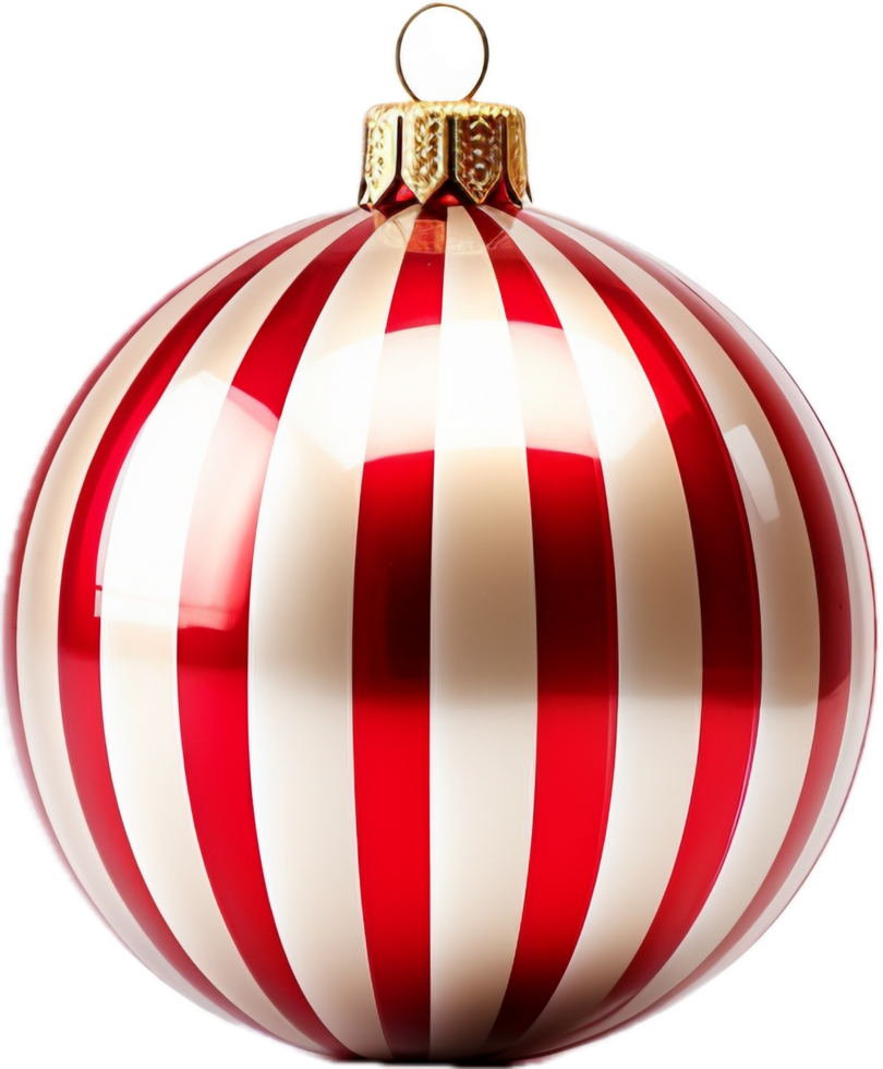 Christmas ball png with AI generated.