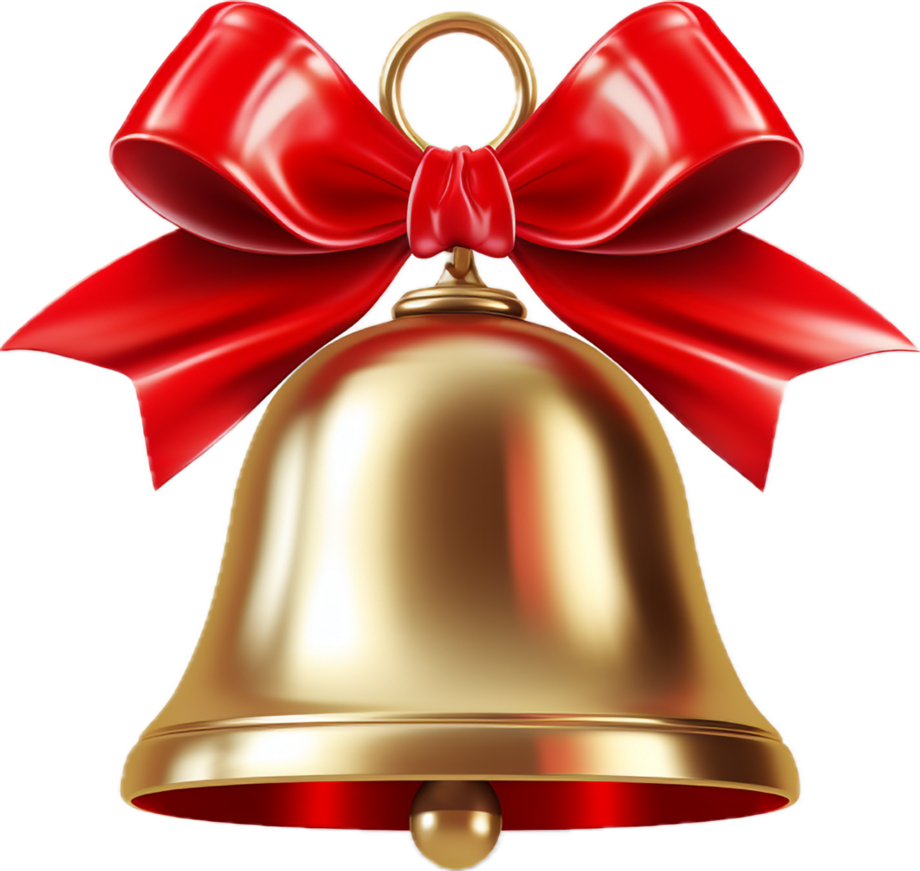 Christmas bell png with AI generated. 33646366 PNG