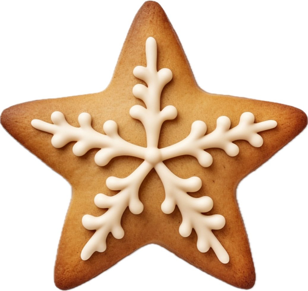 Gingerbread star cookies png with AI generated. 33647338 PNG