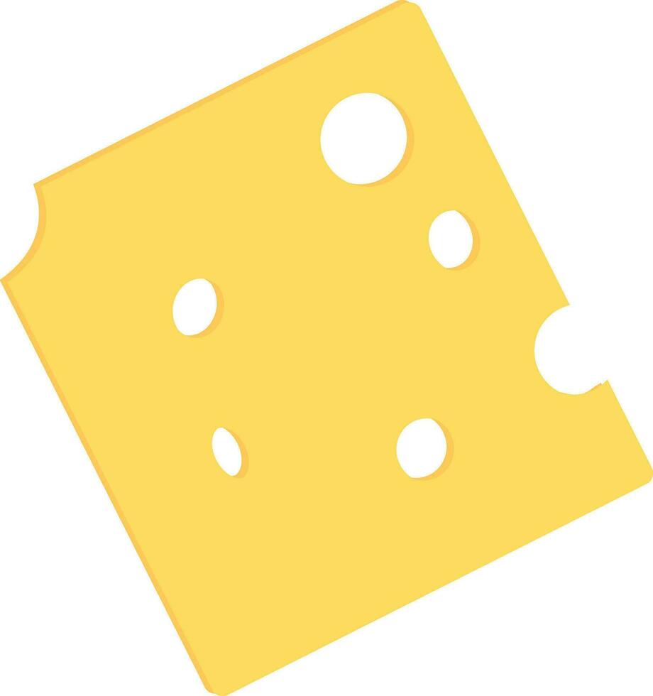 Cheese plate vector. Cheese on white background. vector