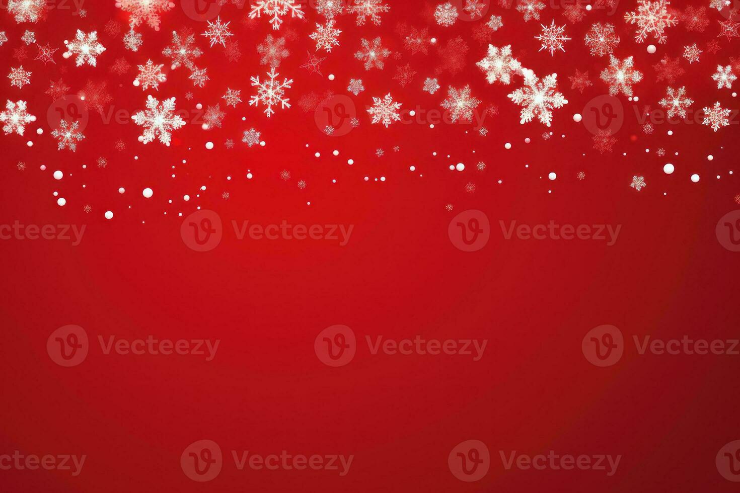 Merry Christmas and Happy New Year greeting banner. Generative AI photo