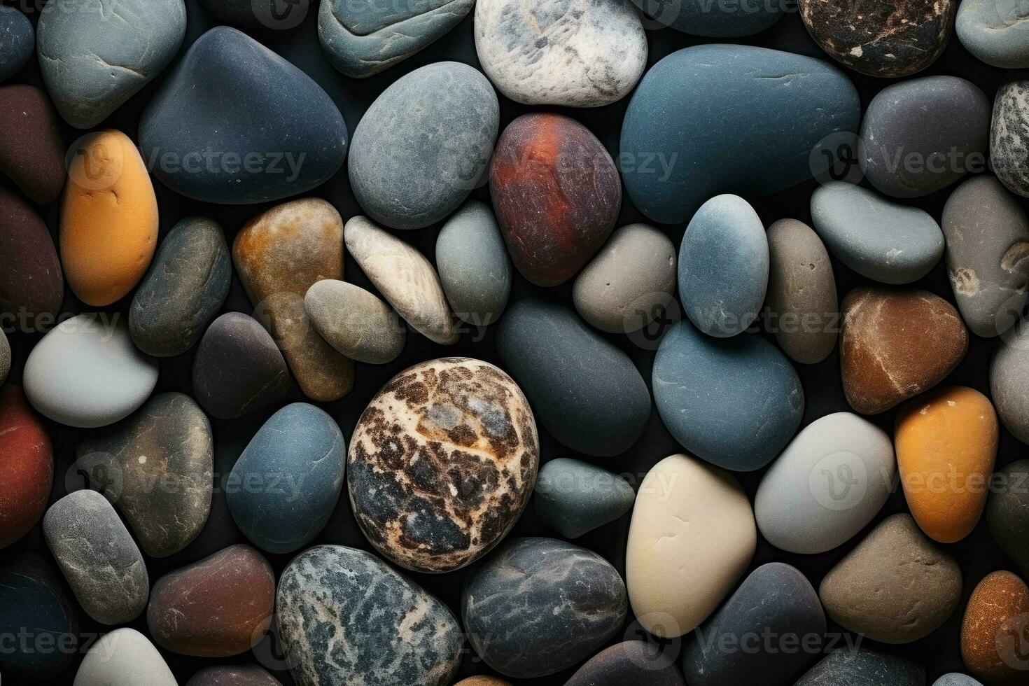Smooth Stone Surface Texture Background. Generative AI photo