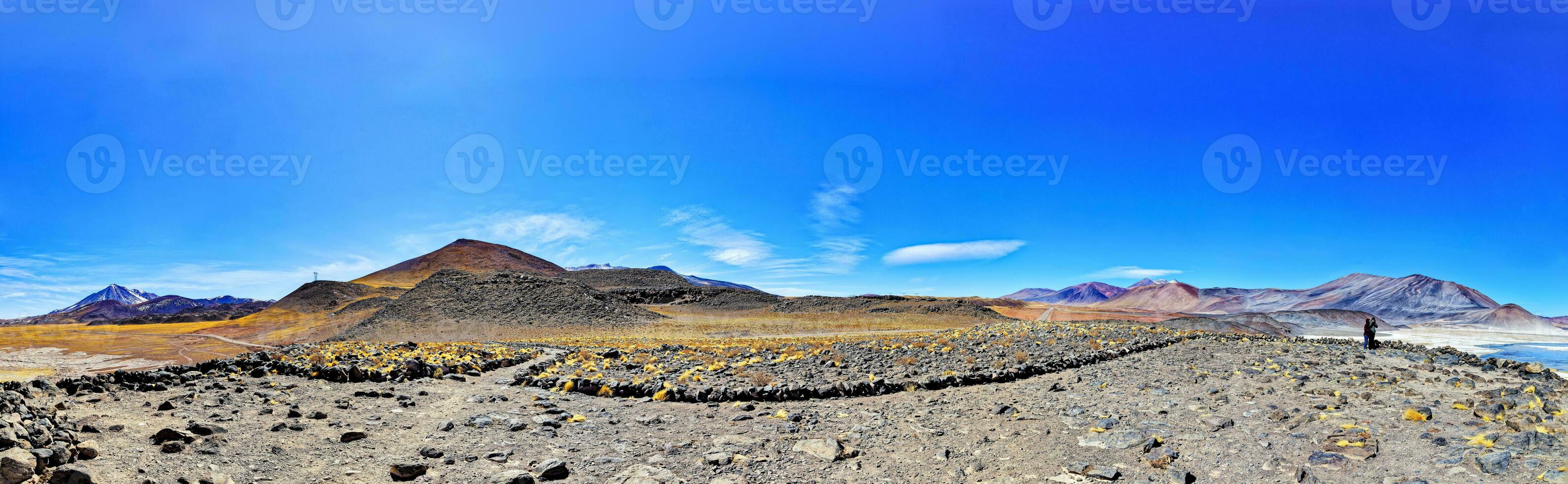 Salar de Aguas Calientes Viewpoint - Atacama Desert - San Pedro de Atacama. photo