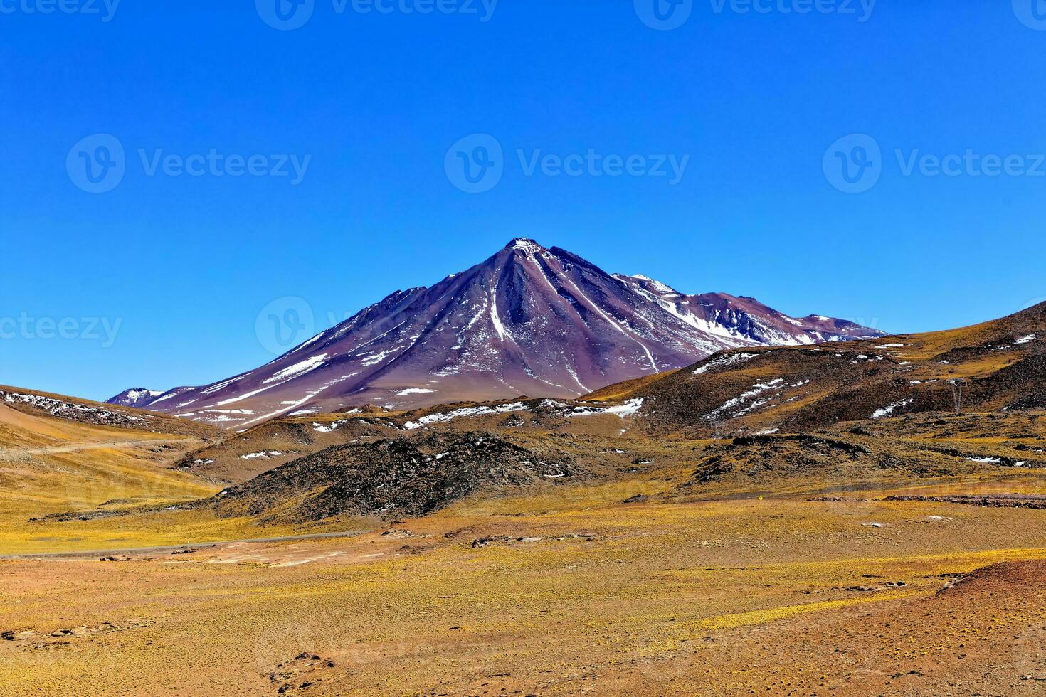 Landscapes on the way to the Altiplanic Lagoons in the Atacama Desert - San Pedro de Atacama - Chile photo