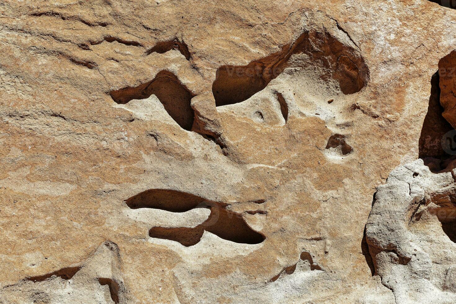 Yerbas Buenas Archaeological Site - Chile. Cave Paintings - Atacama Desert. San Pedro de Atacama. photo