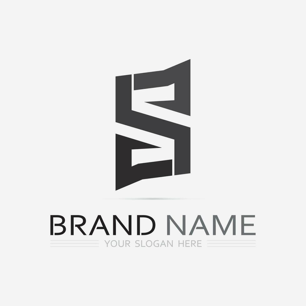 Business corporate S letter logo vector