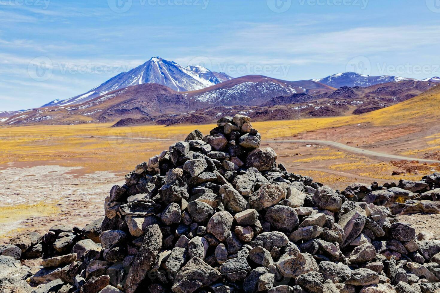 Salar de Aguas Calientes Viewpoint - Atacama Desert - San Pedro de Atacama. photo