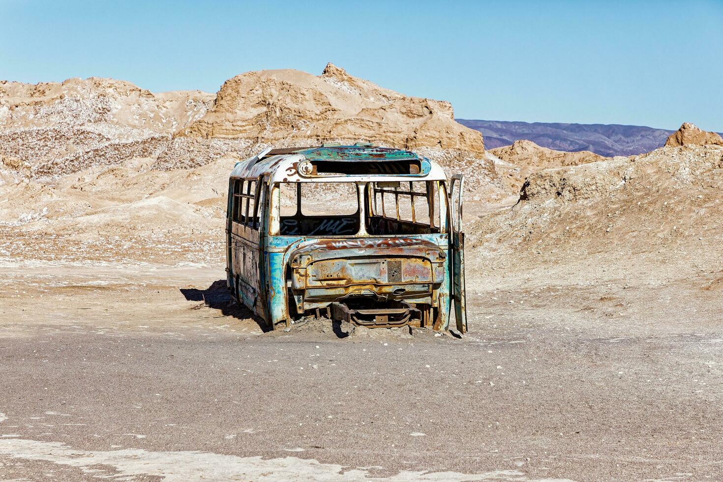 magia autobús atacama Desierto - san pedro Delaware atacama - el loa - antofagasta región - Chile. foto