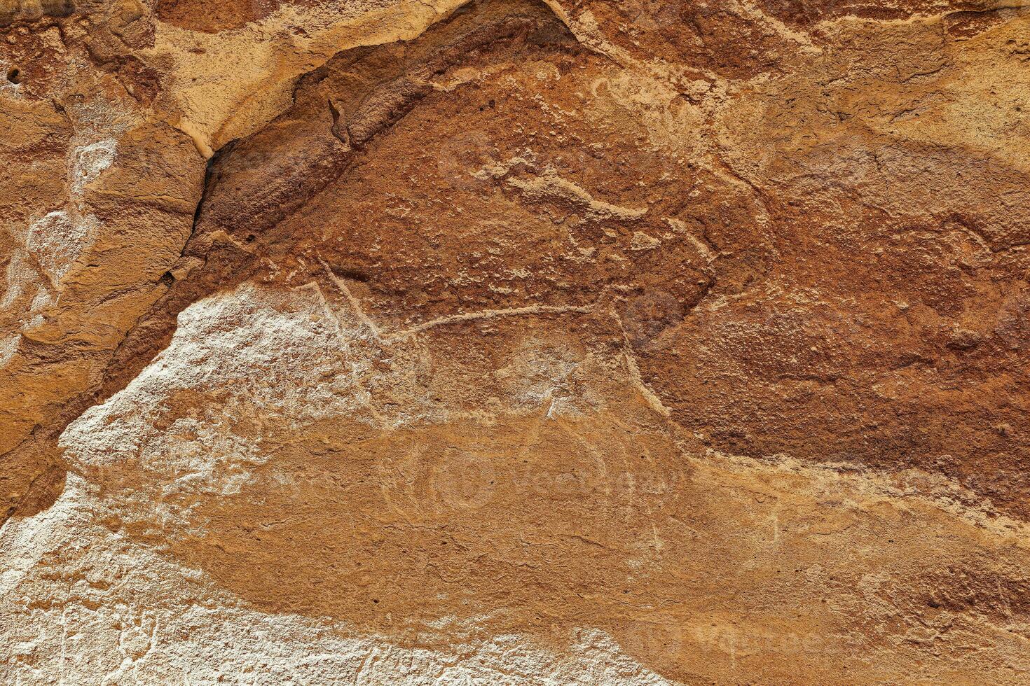 Yerbas Buenas Archaeological Site - Chile. Cave Paintings - Atacama Desert. San Pedro de Atacama. photo