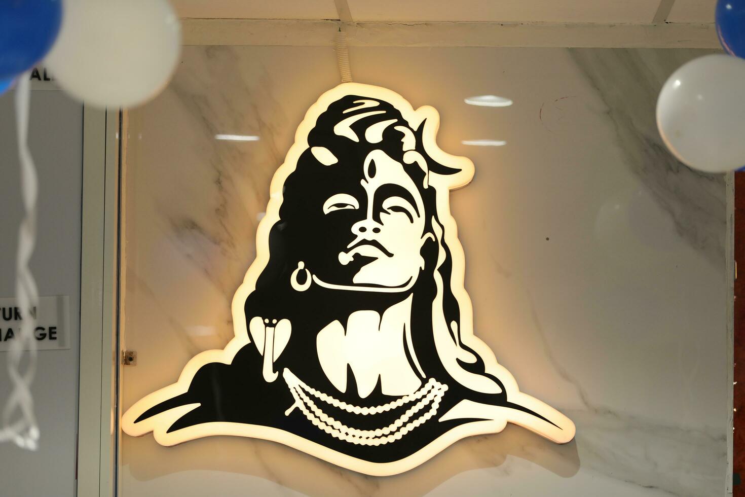 Adiyogi Shiva black color photo Maha Shivratri